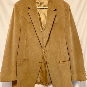 DALLAS WESTERN APPAREL CORDUROY  BLAZER Size 40R